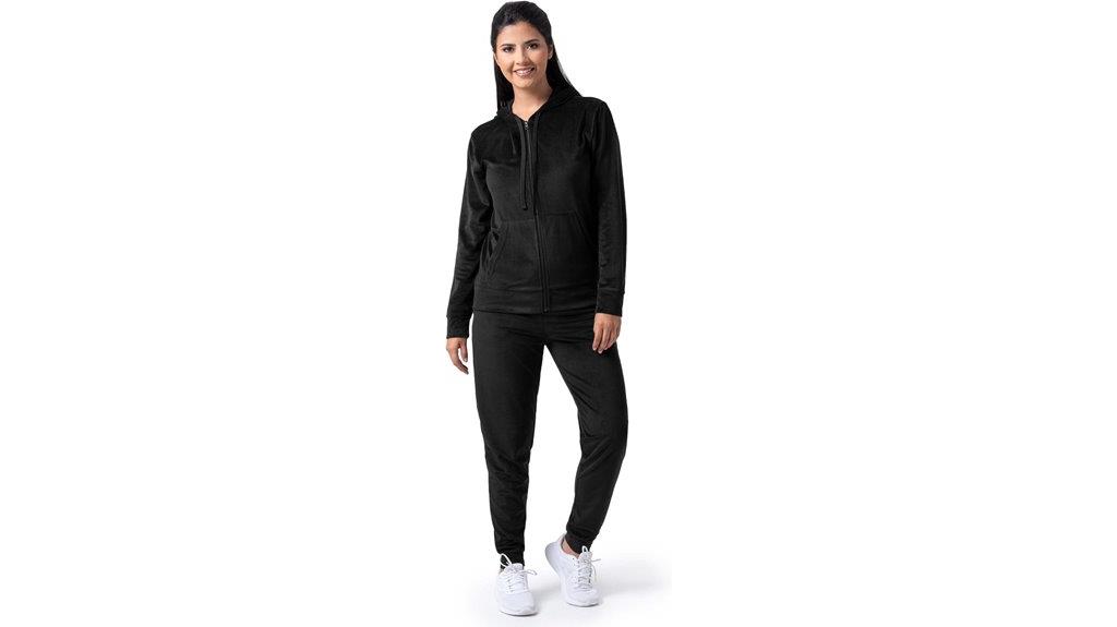 wright women s velour tracksuit