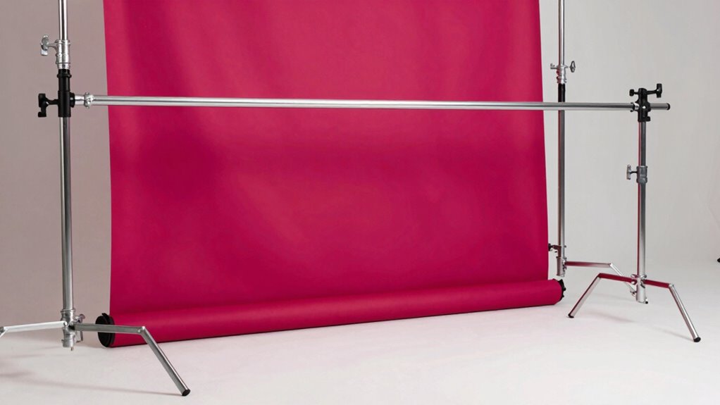 backdrop stands enable versatile filming