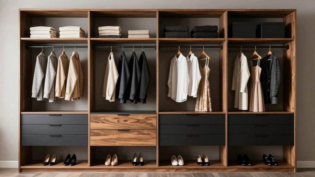 customizable space efficient closet solutions