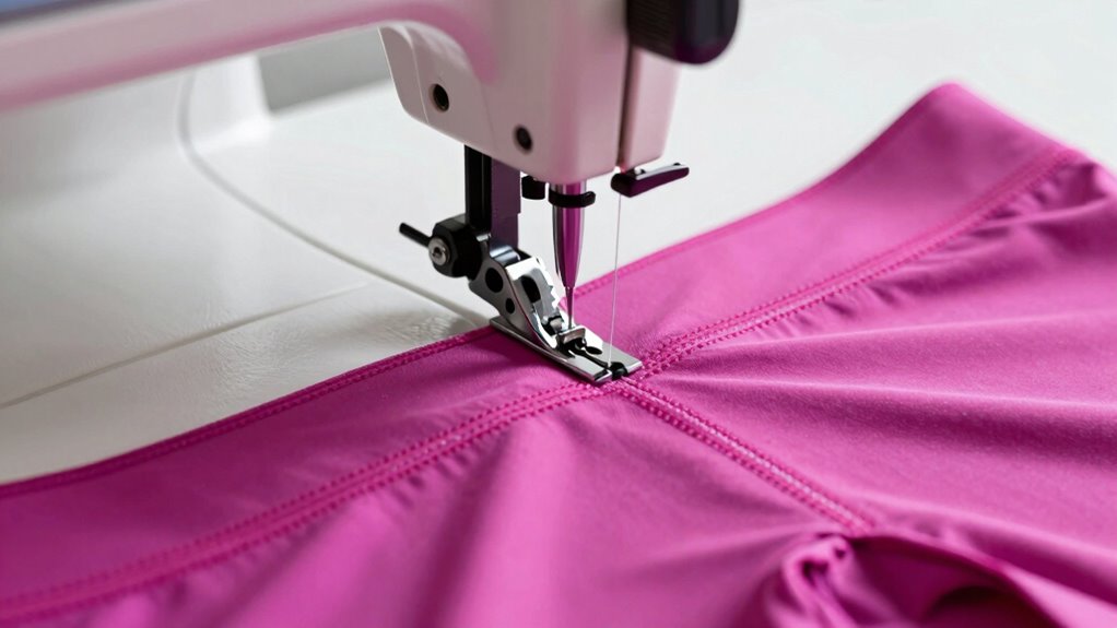 durable flexible activewear seams