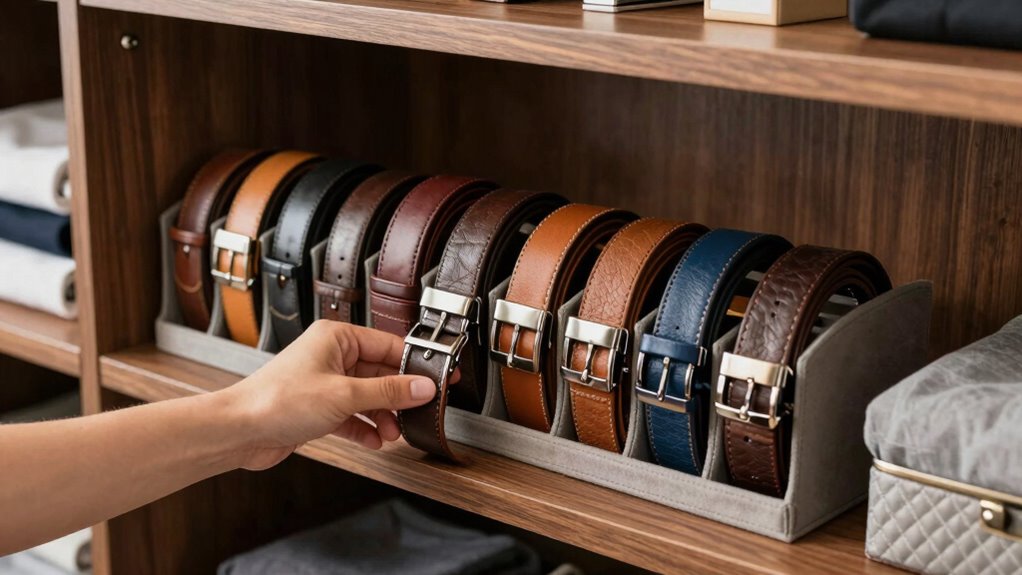efficient stylish belt organization