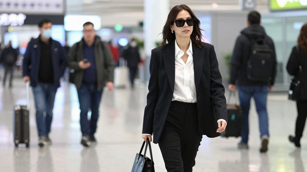 effortless chic travel style