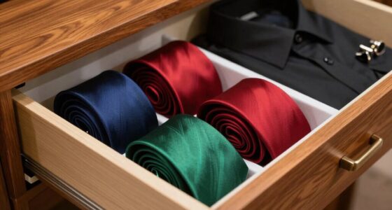 elegant tie storage solutions