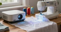 enhancing sewing with projectors