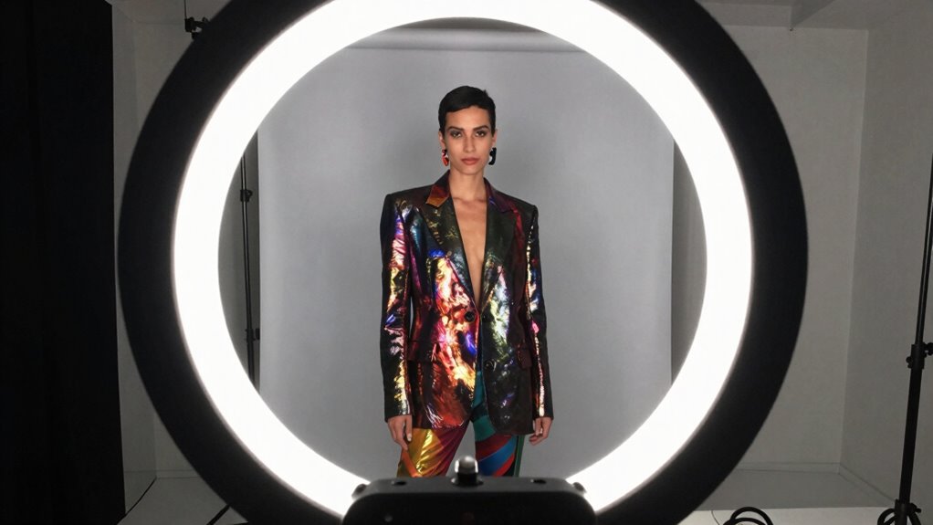 optimal lighting for fashion photos