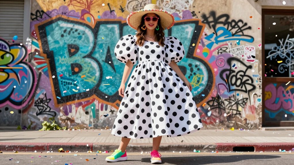 playful sustainable vintage fashion