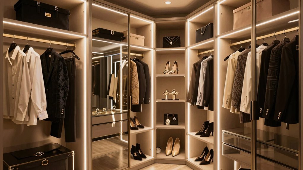smart ambient closet lighting