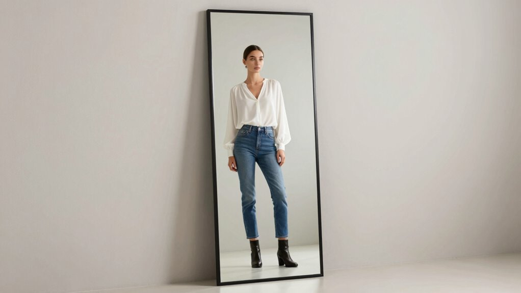 smart mirror outfit visualization