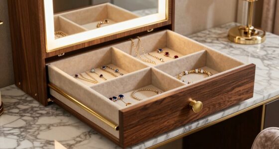 stylish organized jewelry storage