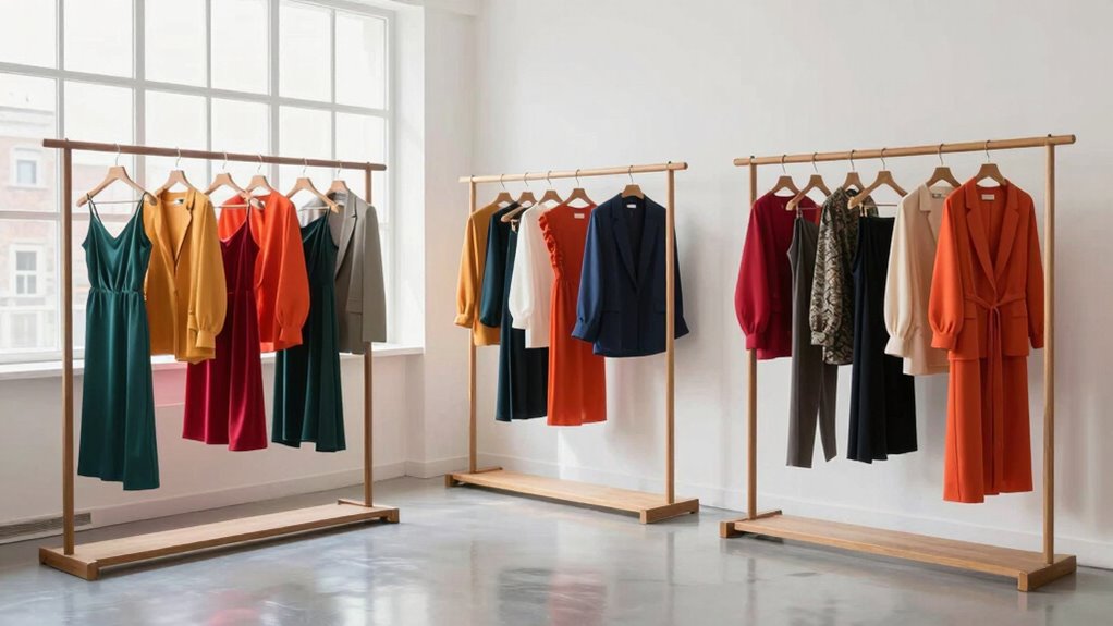 stylish professional clothing racks