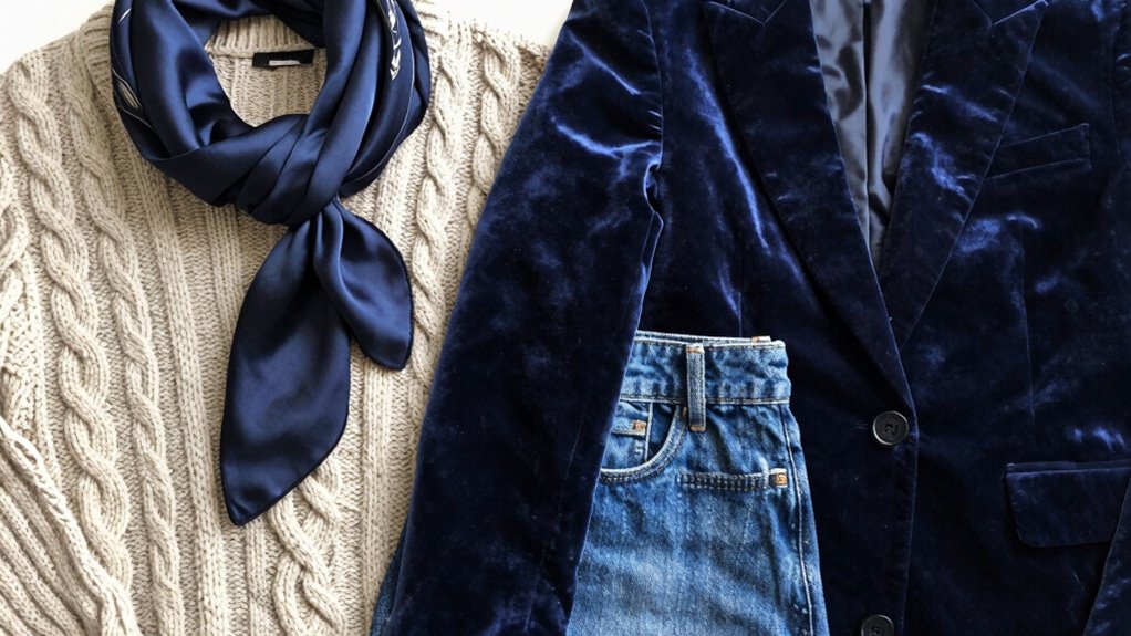 texture enhances layered style