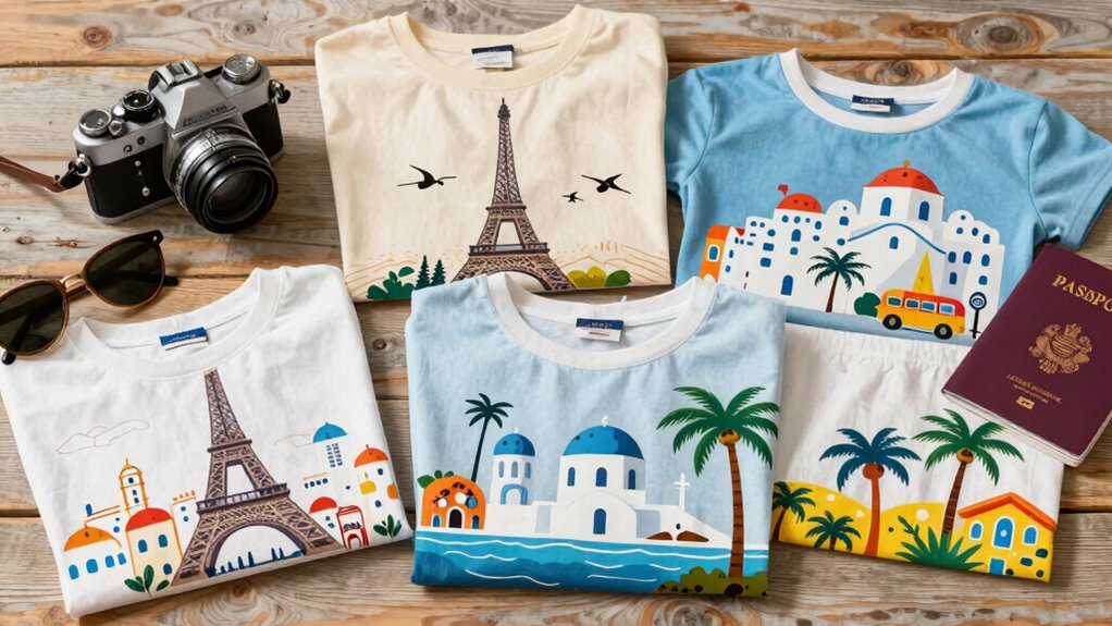 travel themed t shirt trends