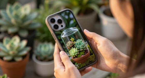 A U.K. designer made this phone case to reduce screen time. The terrarium plants will only survive if you put your screen down.