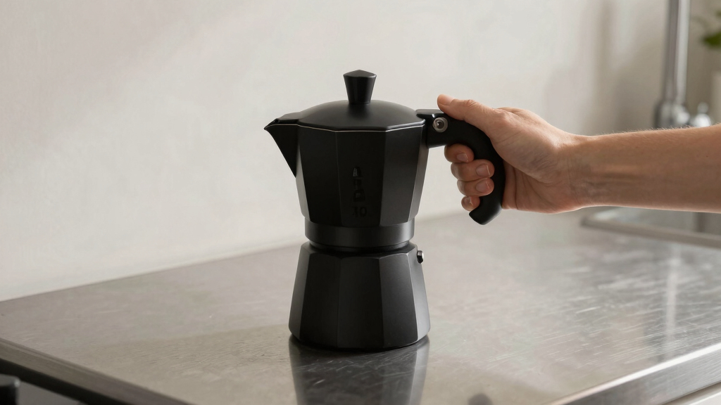 ALDI's New $10 Moka Pot Is the Designer-Look Coffee Upgrade That Belongs on Every Modern Kitchen Counter