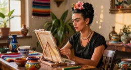 Frida Kahlo at Home: 10 Photos of the Artist in Her Sanctuaries