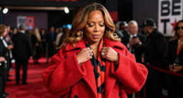 Queen Latifah Bundles Up in a Bold, Oversized Coat on the 2026 BET Awards Red Carpet