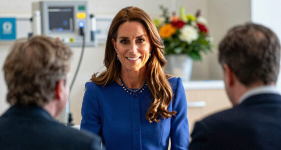 The Princess of Wales Wears Lapis Lazuli Necklace During Visit to Cancer Center