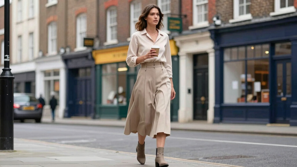 Not a Knee-Length—I've Spotted So Many Londoners Wear This Timeless Skirt Trend Instead