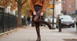 Fact: Taking Your Knee-Length Skirts From Summer To Fall Requires This Specific Closed-Toe Shoe