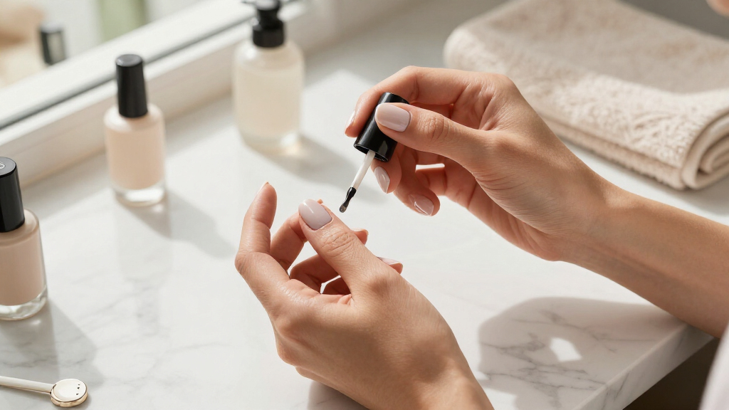 Hailey Bieber’s ‘Sweet Cream’ Nails Are A Fresh Take On The Milky Manicure