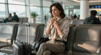 If You Want Your Airport Outfits To Give First Class—Ditch Your Jacket For This Elegant Staple Instead