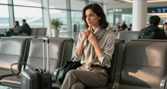 If You Want Your Airport Outfits To Give First Class—Ditch Your Jacket For This Elegant Staple Instead