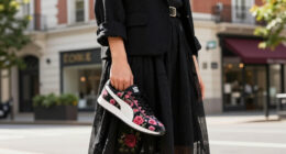 Noir Kei Ninomiya Covers The PUMA Speedcat In Romantic Roses