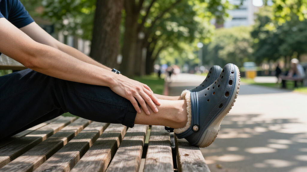 This Vibram Crocs Sneaker Secretly Flexes Patagonia-Level Fleece