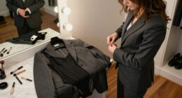 J.Lo Swaps Her Skintight Bodysuit For A Menswear Suit