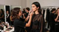 Kendall Jenner Leads The Annual L’Oréal Paris Runway Show In A Sheer Black Maxi Dress