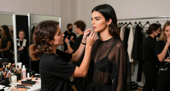 Kendall Jenner Leads The Annual L’Oréal Paris Runway Show In A Sheer Black Maxi Dress