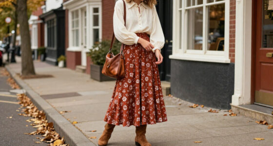 How To Wear A '70S Boho Blouse With Granny Skirts This Autumn 2026