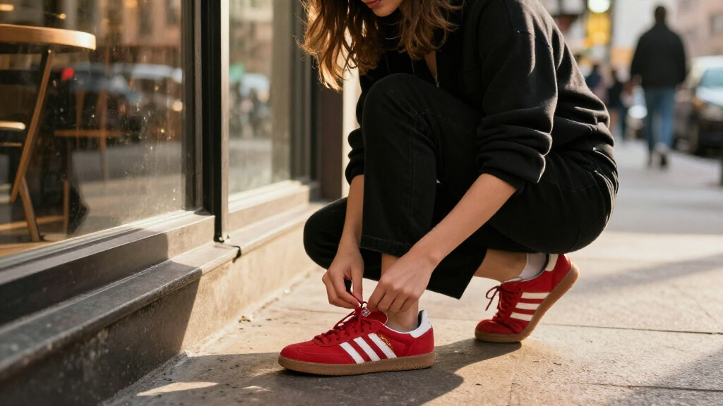 Zoë Kravitz's $100 Adidas Sambas Prove Her 'Die Alive' Character Is A Sneakerhead